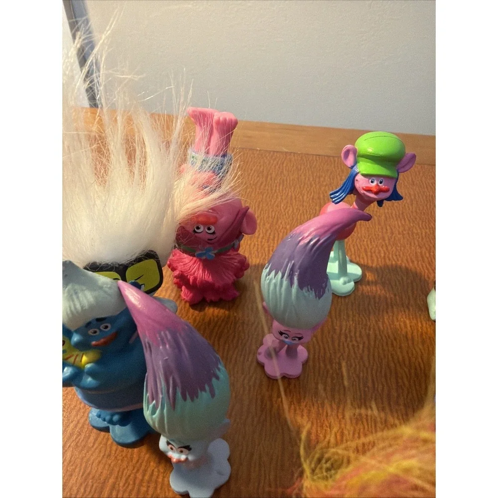 Dreamworks Trolls Figures Toy‎ Lot Of 12 Cake Toppers Toys